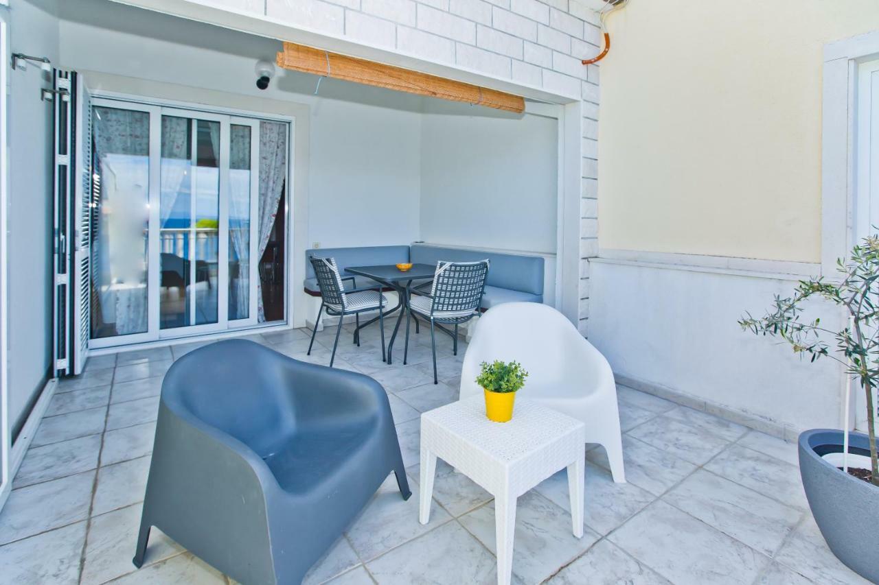 Luxury Bellavista Amazing Sea Holidays With Private Beach & Parking Milna  Exterior foto